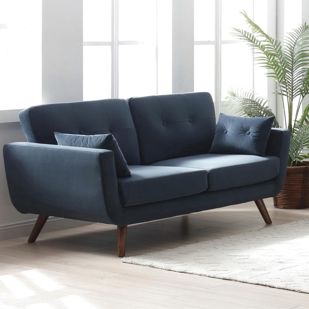 Bobby 2 Seater Sofa Ink Ink (Blue) – image 1