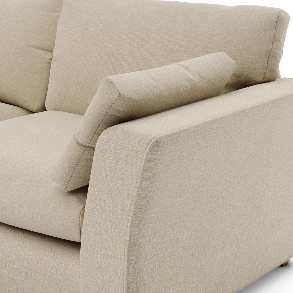 Blakeney Textured Weave 3 Seater Sofa Textured Weave Honey – image 7