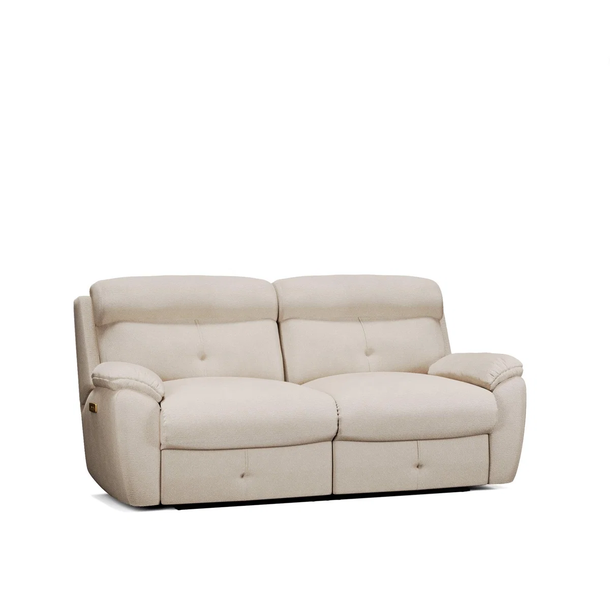 Abbotsbury 3 Seater Power Recliner Sofa Chenille Sand – image 9