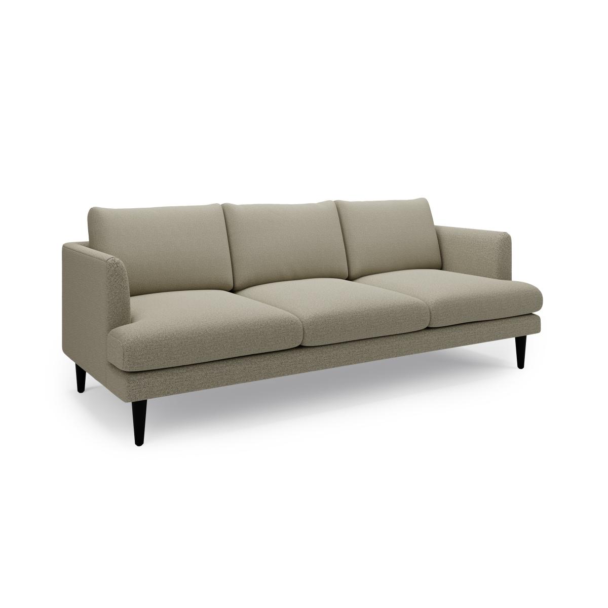 Reuben Tonal Boucle 3 Seater Sofa Brown – image 2