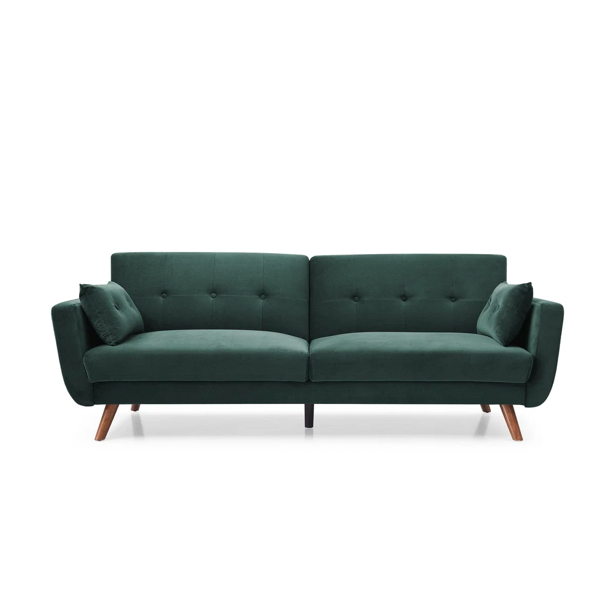 Bobby Velvet 3 Seater Sofa Bed Green – image 6