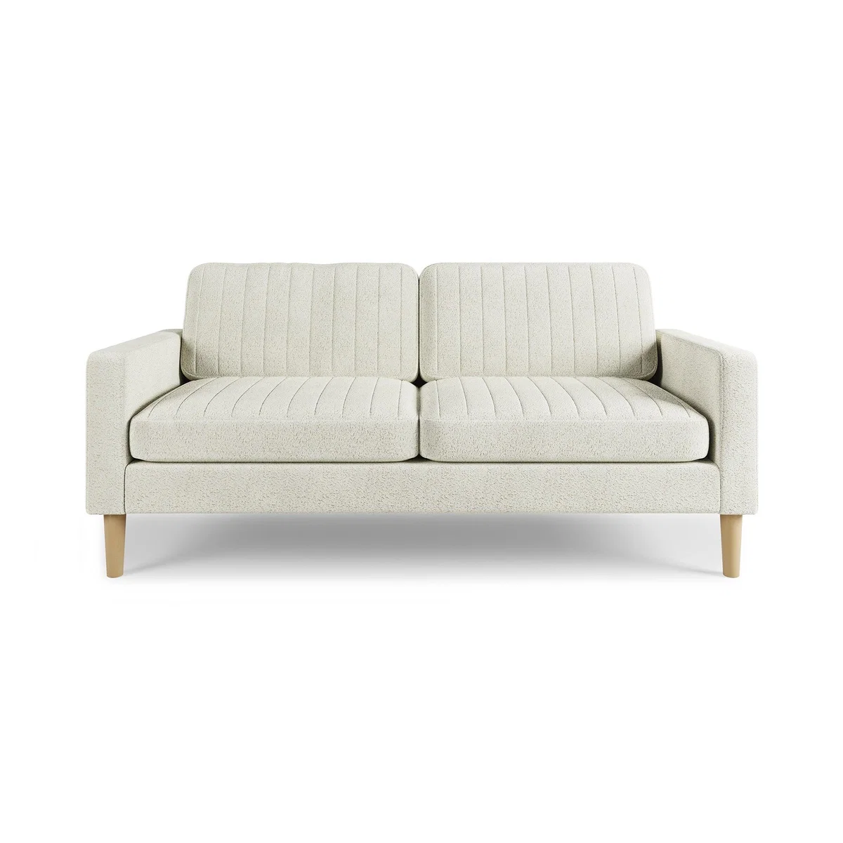 Jacob Pleated Cosy Chenille 3 Seater Sofa Jacob Chenille Ivory – image 8