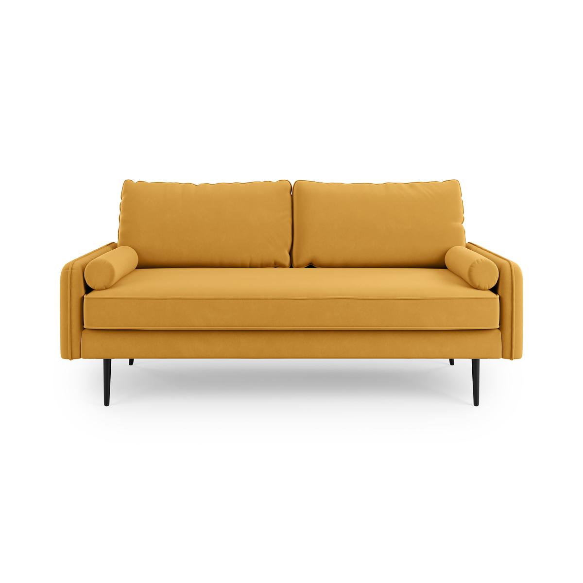 Cassie 3 Seater Velvet Sofa Gold – image 5