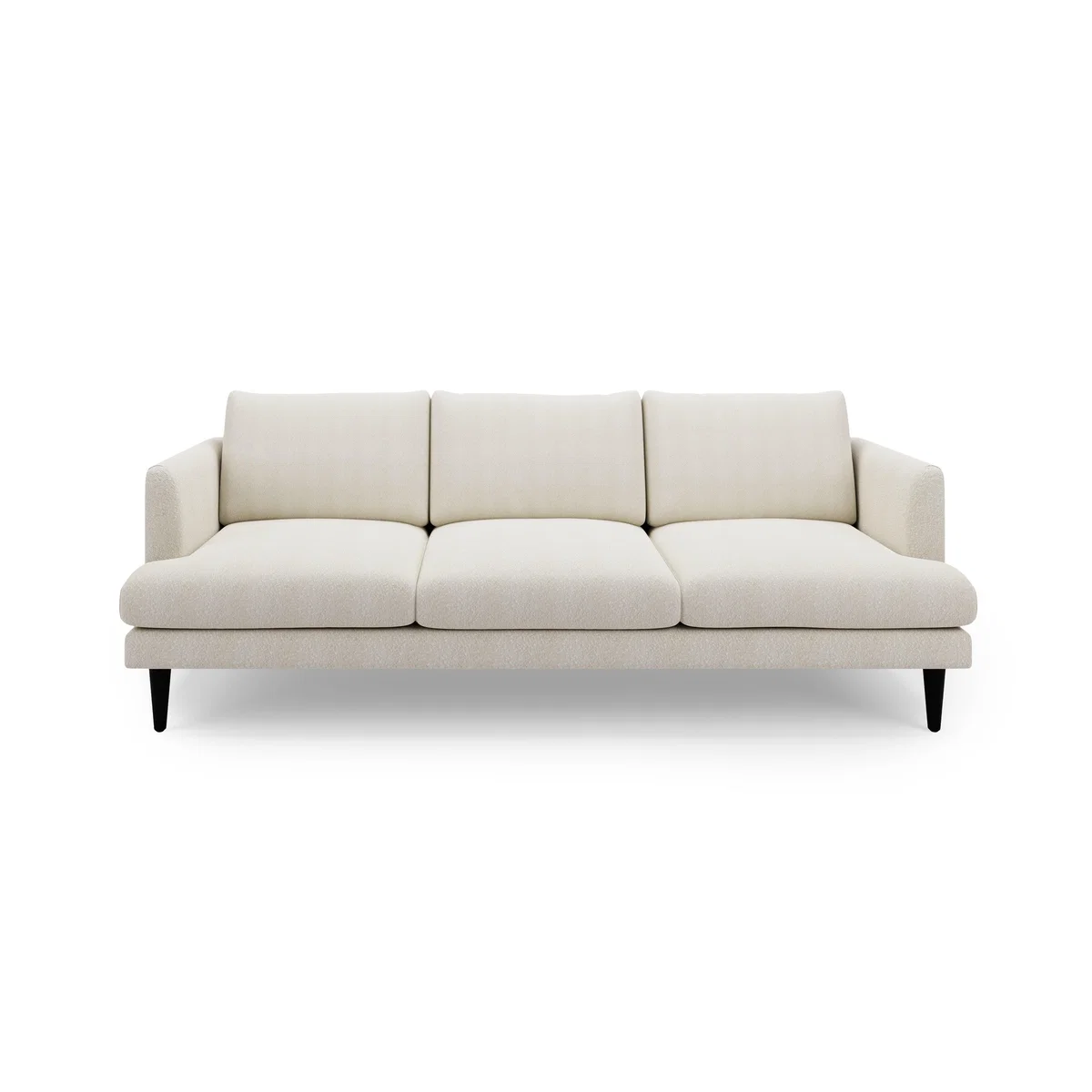 Reuben Tonal Boucle 3 Seater Sofa Tonal Boucle Natural – image 3