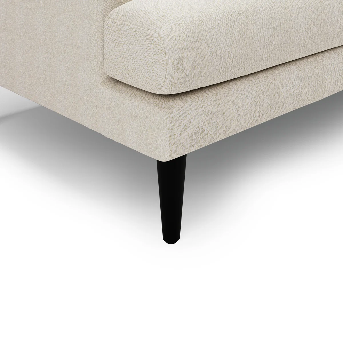 Reuben Tonal Boucle 3 Seater Sofa Tonal Boucle Natural – image 6