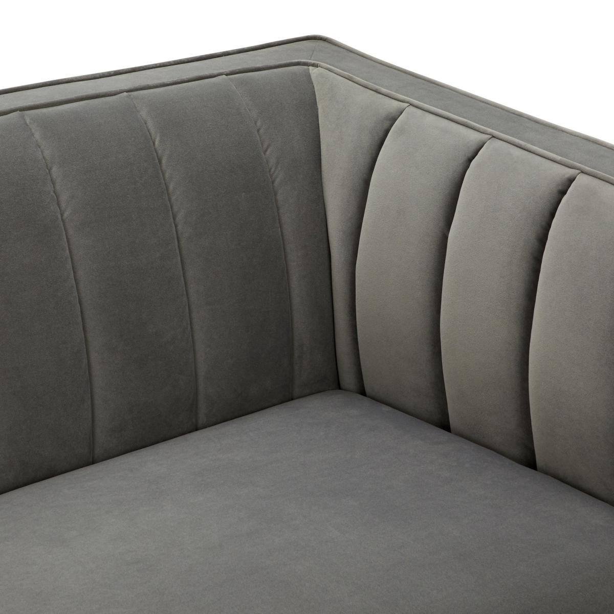 Bellamy Luxe Velvet 3 Seater Sofa Luxe Navy – image 12