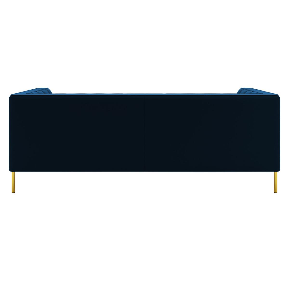 Bellamy Luxe Velvet 3 Seater Sofa Luxe Navy – image 5