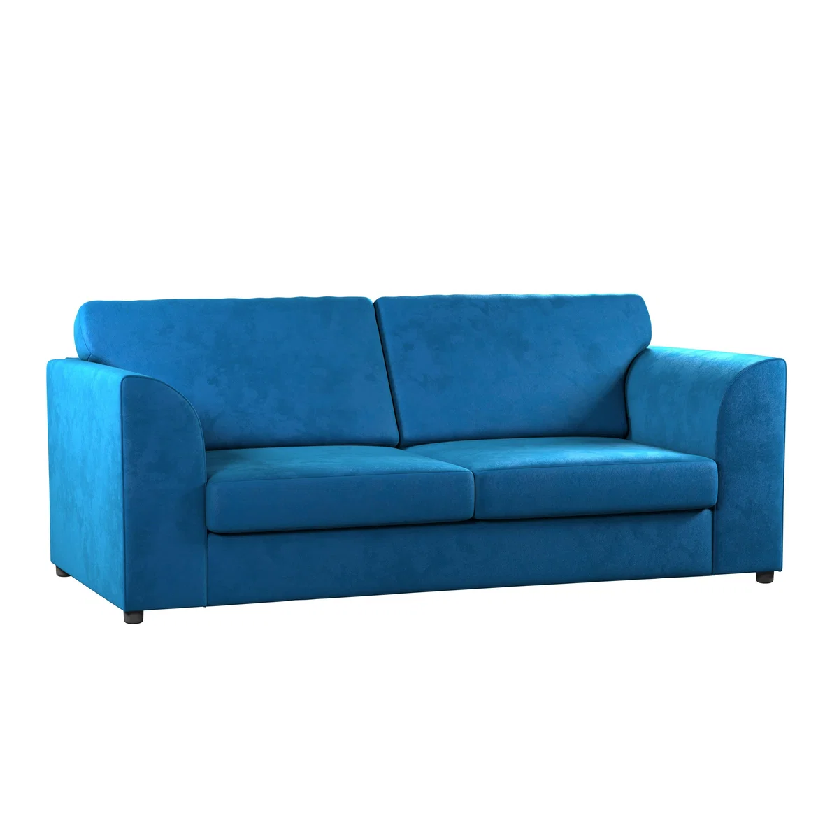 Blake Soft Velvet 3 Seater Sofa Royal Blue – image 2