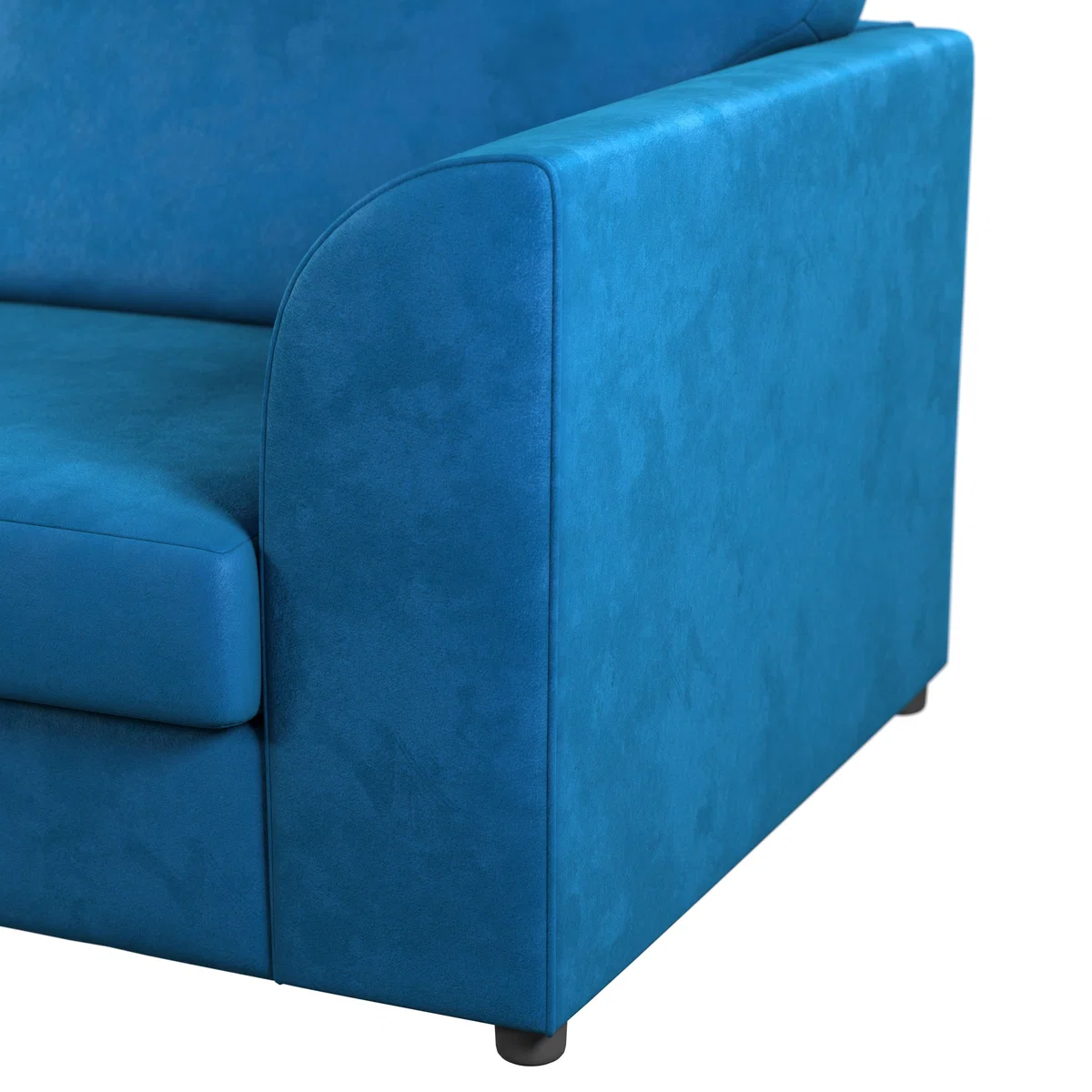 Blake Soft Velvet 3 Seater Sofa Royal Blue – image 6