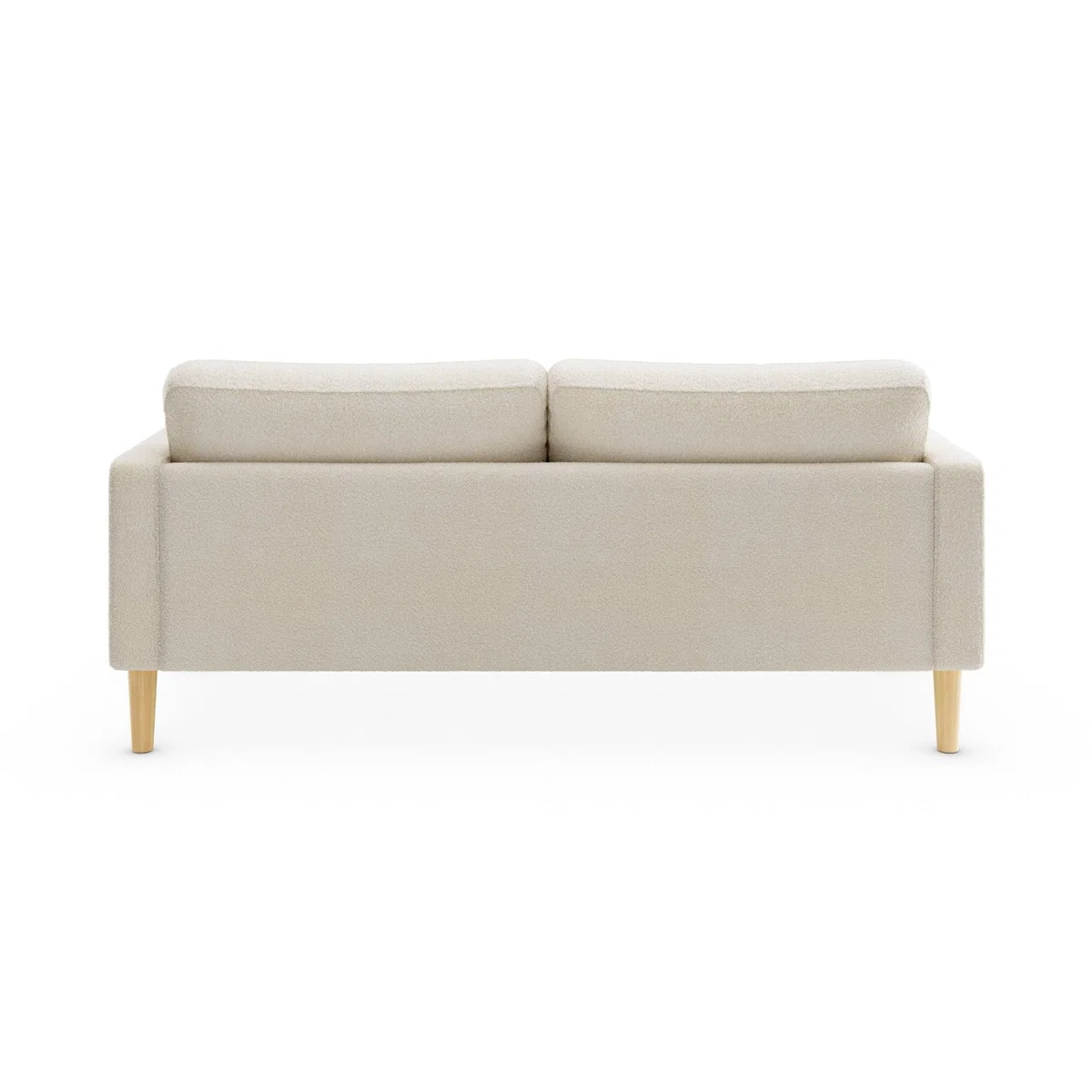 Jacob Sherpa 3 Seater Sofa Ivory – image 4