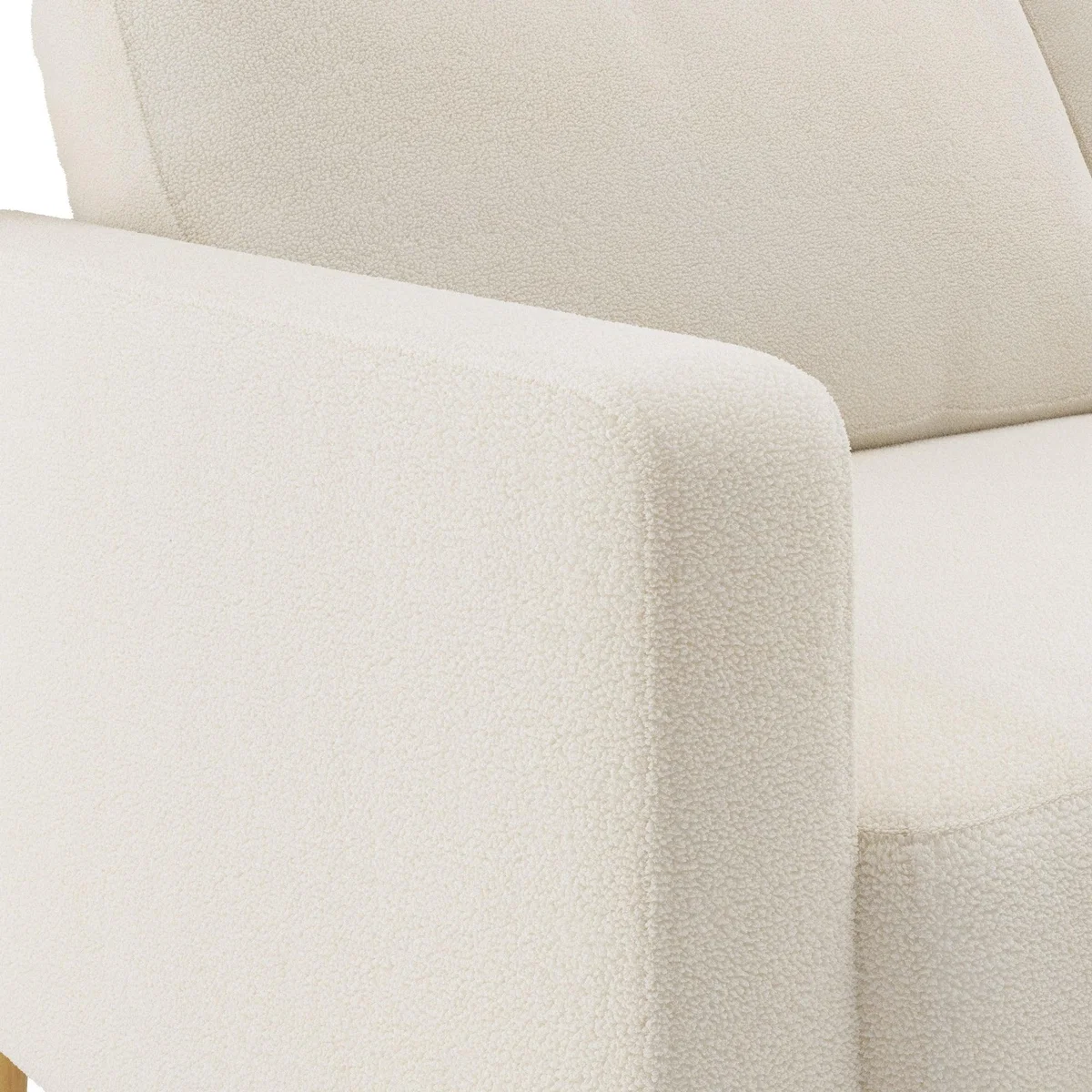 Jacob Sherpa 3 Seater Sofa Ivory – image 6