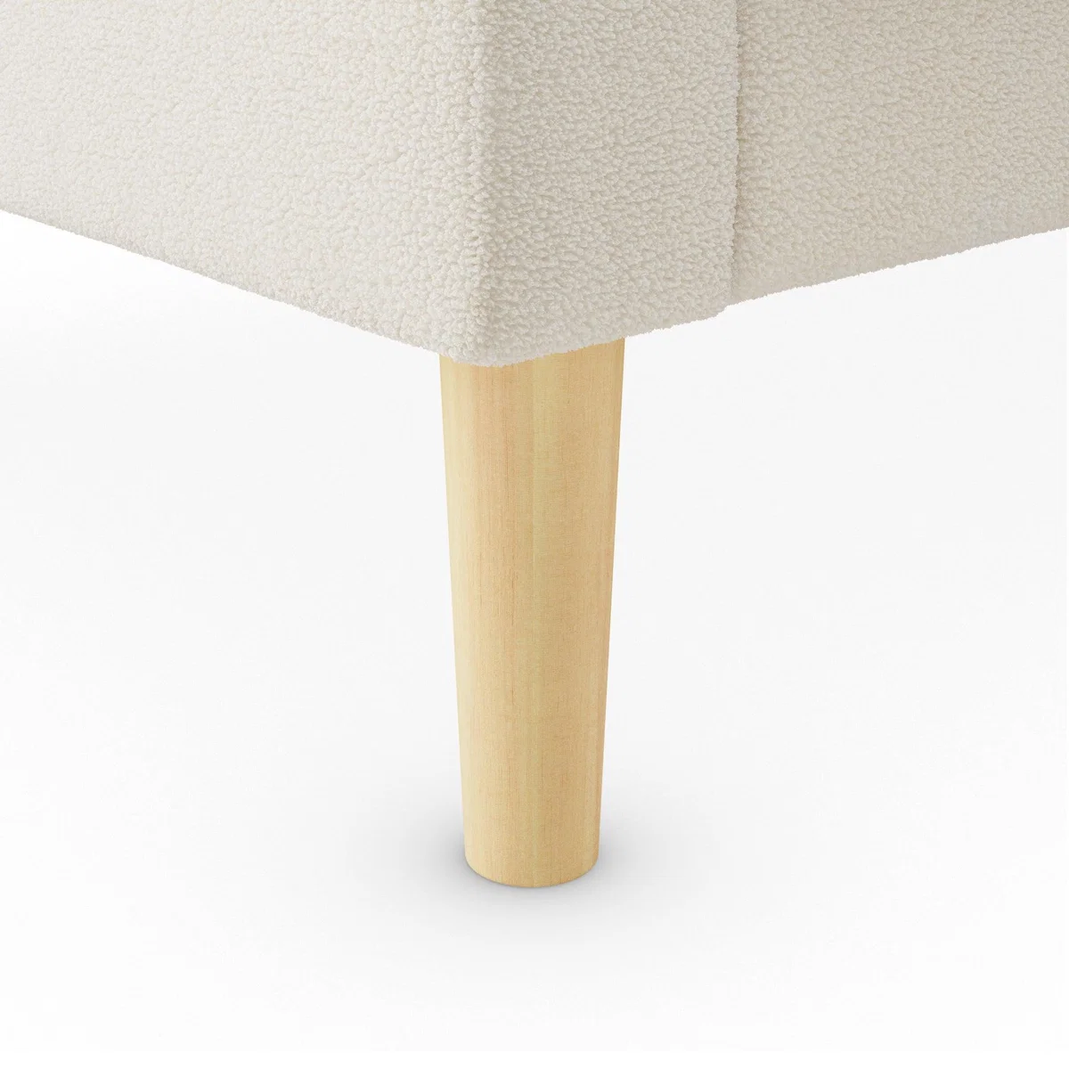 Jacob Sherpa 3 Seater Sofa Ivory – image 7