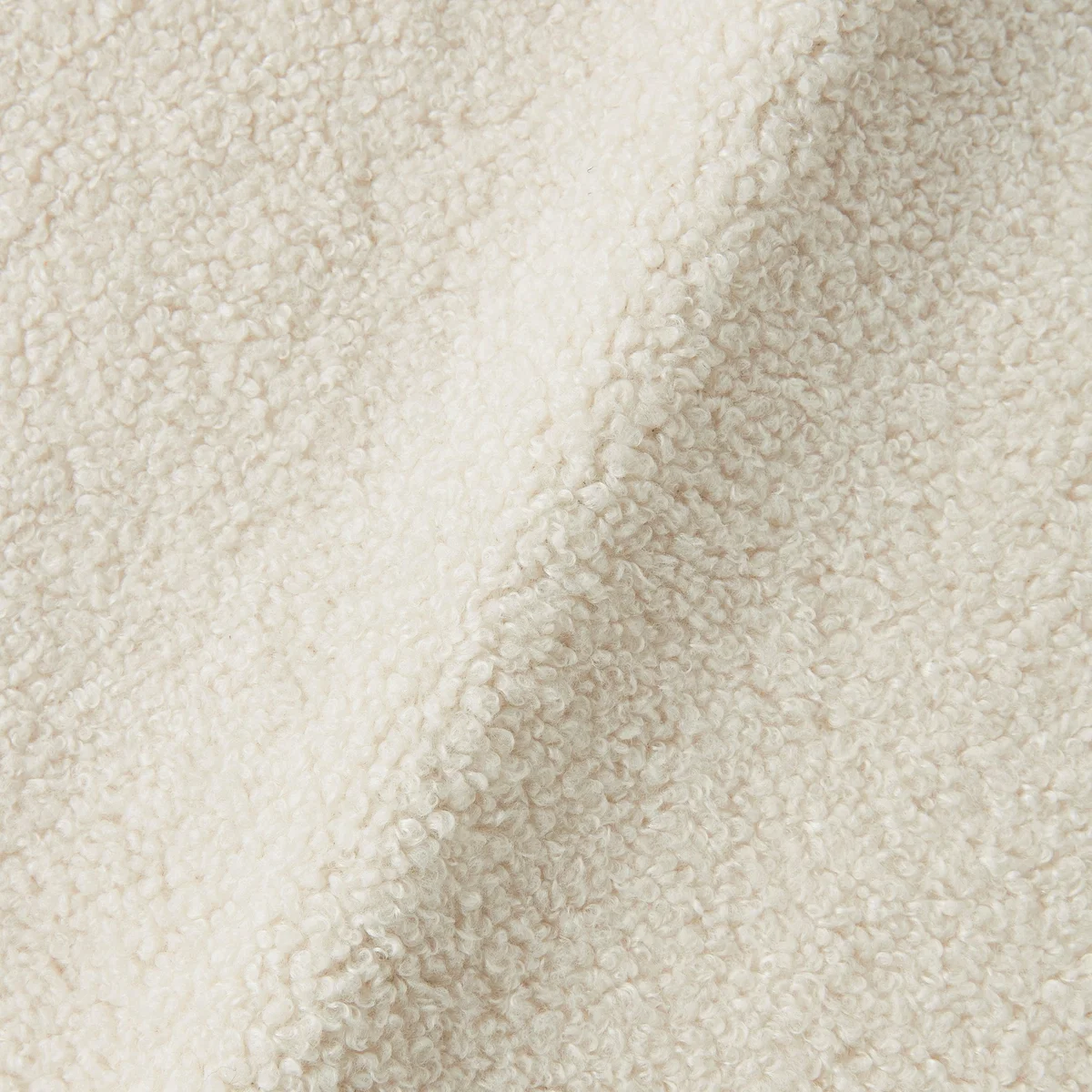 Jacob Sherpa 3 Seater Sofa Ivory – image 8