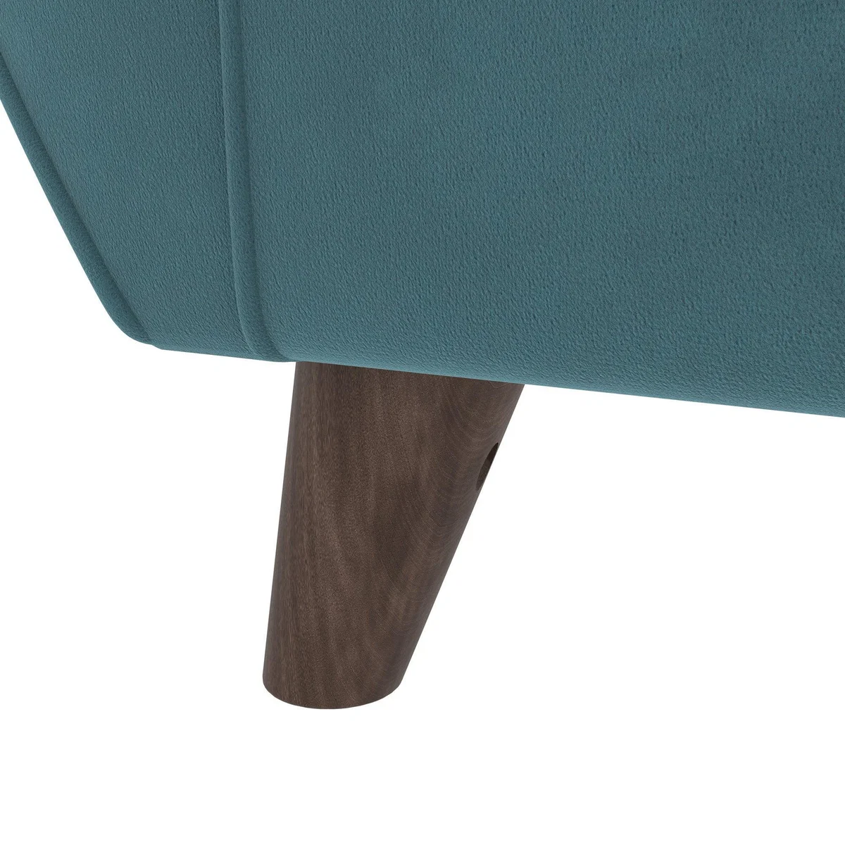 Dalston Velvet 3 Seater Sofa Teal (Blue) – image 6