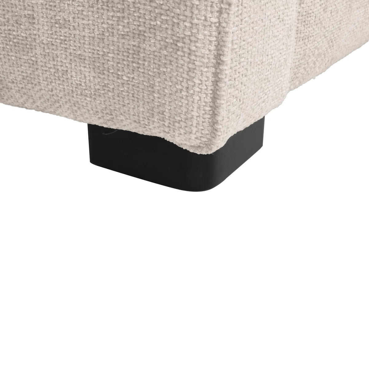 Carson Chunky Chenille 3 Seater Sofa Pebble – image 8