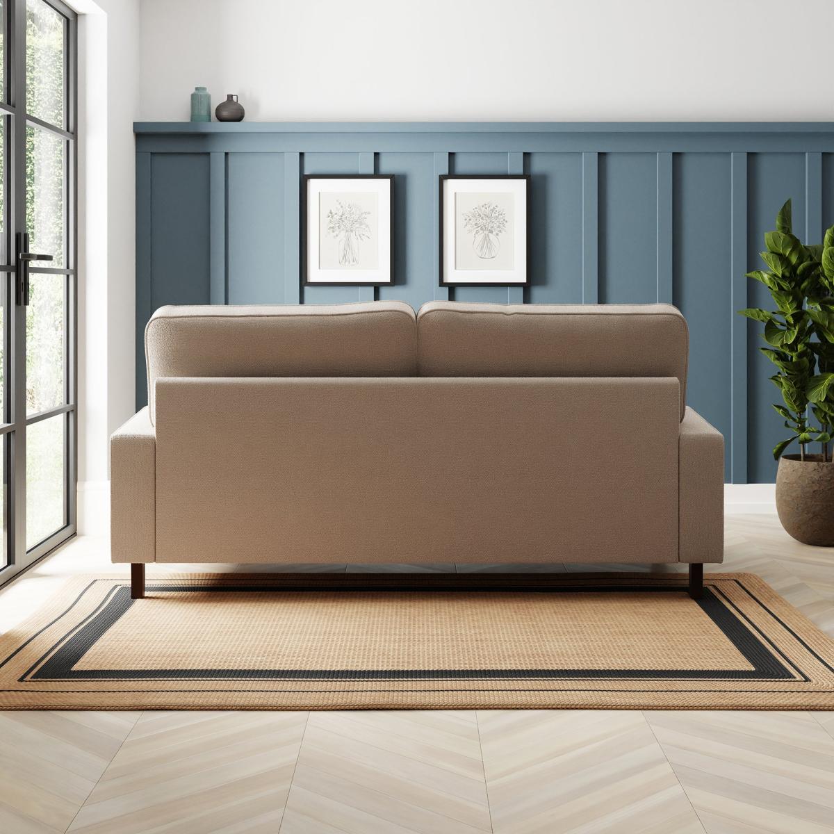 Beatrice Chunky Soft Chenille 3 Seater Sofa Chunky Soft Chenille Natural – image 5