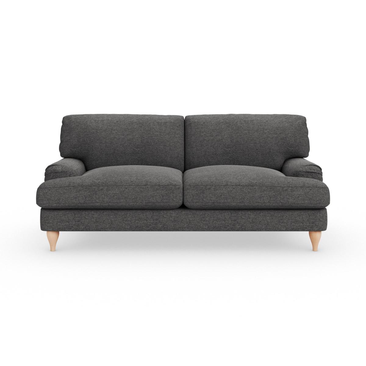 Darwin 3 Seater Sofa Tonal Weave Charcoal – image 7