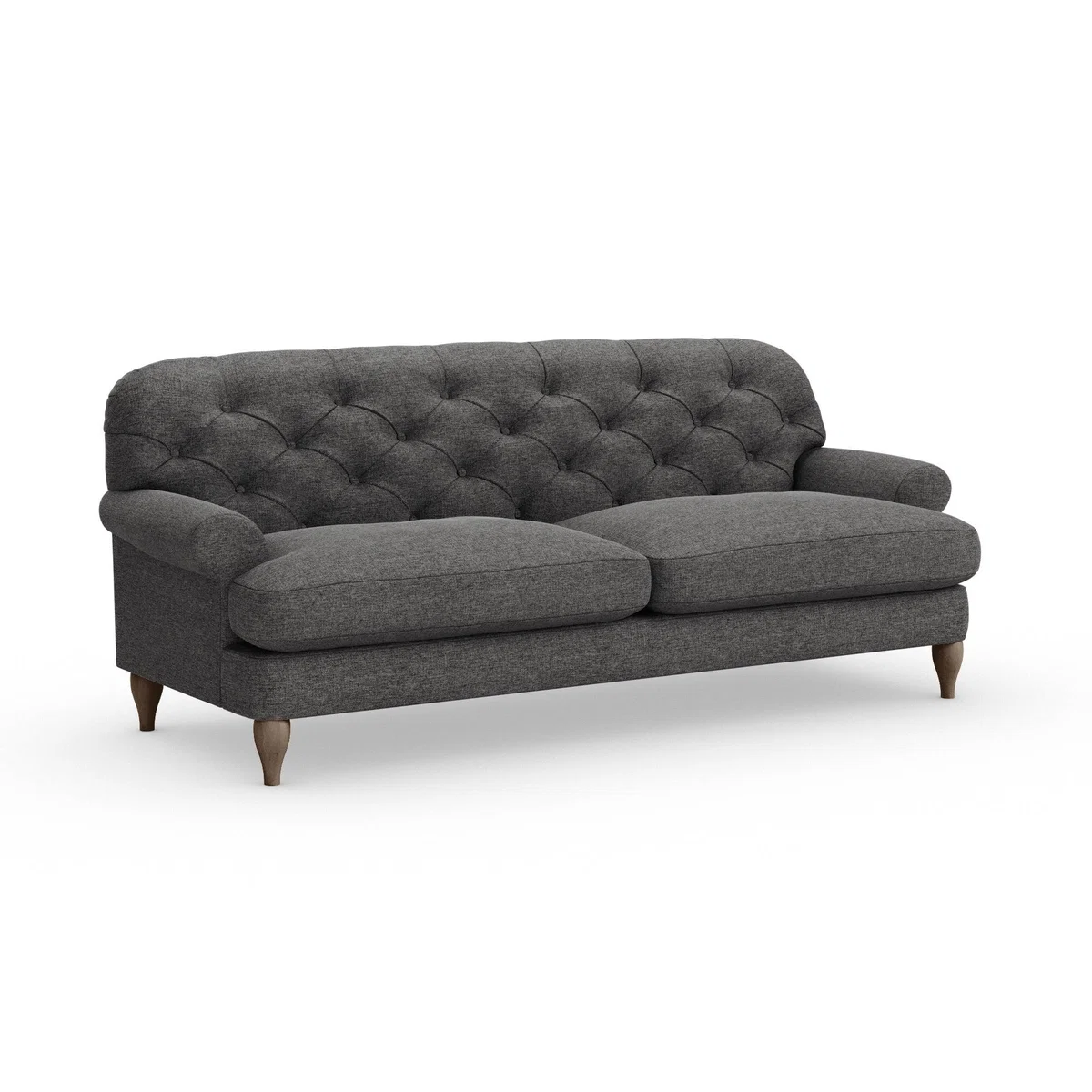 Canterbury 3 Seater Sofa Tonal Weave Charcoal – image 2