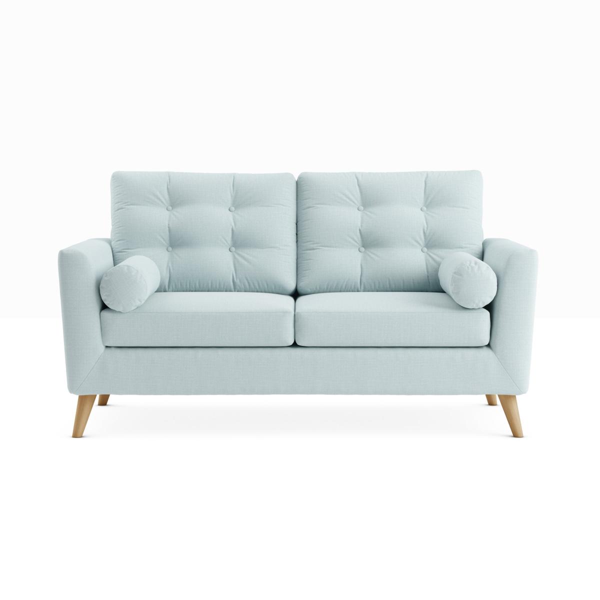 Lewes Slub Cotton Blend 3 Seater Sofa Slub Cotton Blend Light Mineral – image 3