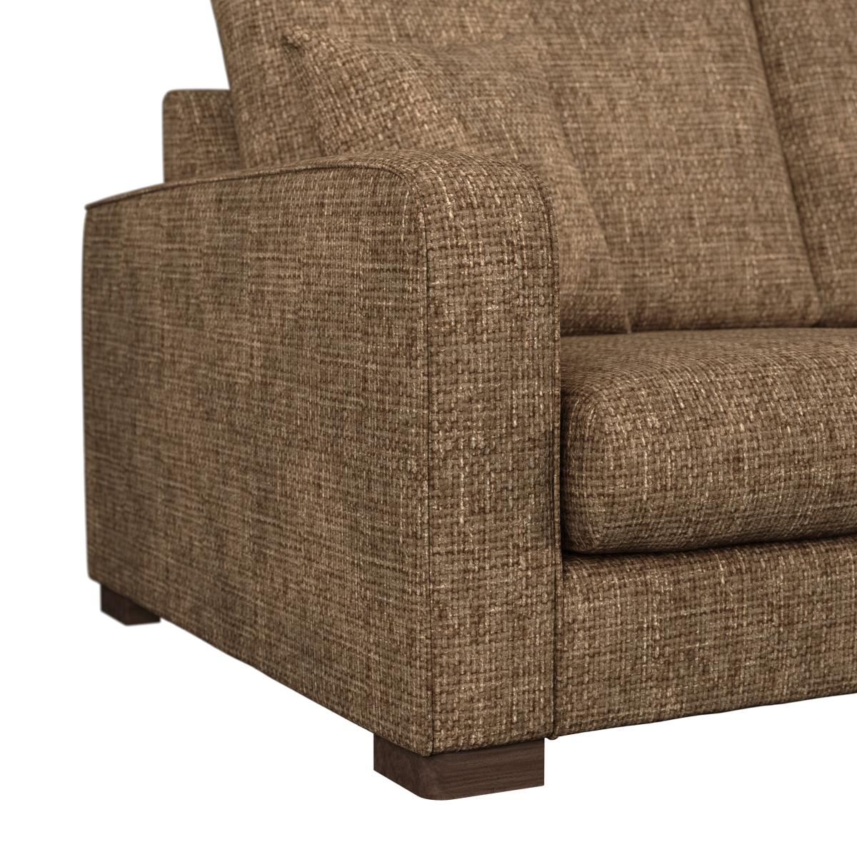 Carson Chunky Chenille 3 Seater Sofa Chunky Chenille Caramel – image 6