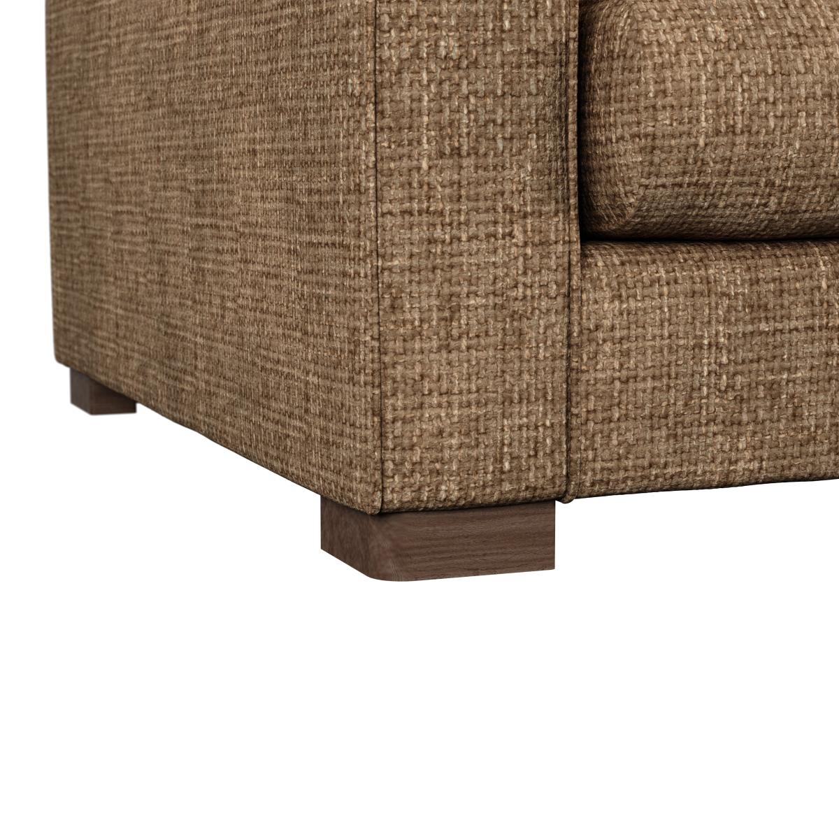 Carson Chunky Chenille 3 Seater Sofa Chunky Chenille Caramel – image 7