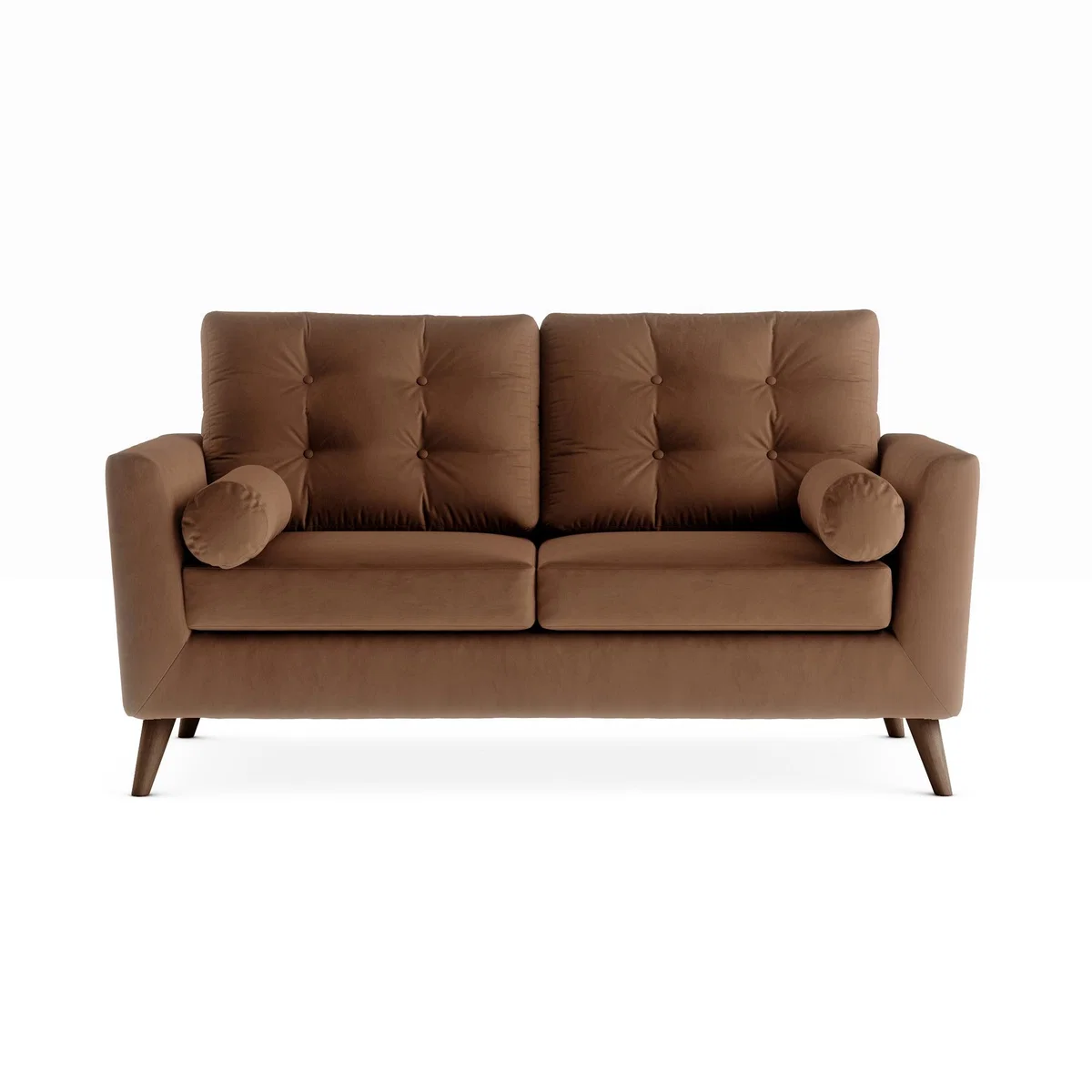 Lewes Luxury Velvet 3 Seater Sofa Luxury Velvet Pinecone – image 3