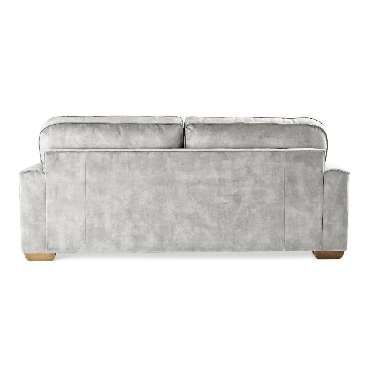 Morello 3 Seater Sofa Slub Velvet Slub Velvet Cement – image 5