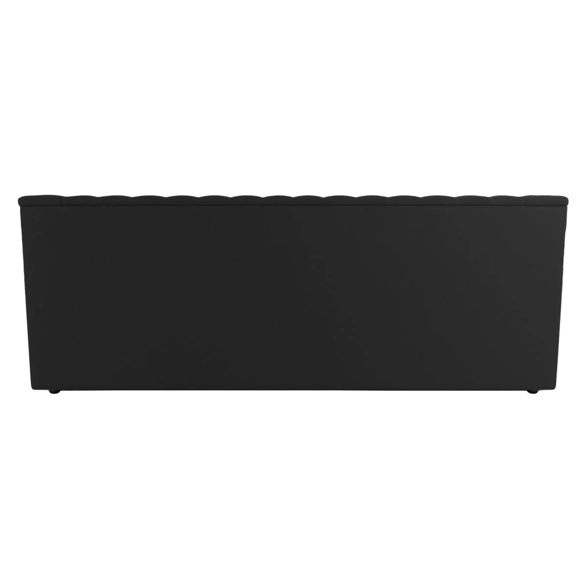 Cora Chenille 3 Seater Sofa Black – image 5