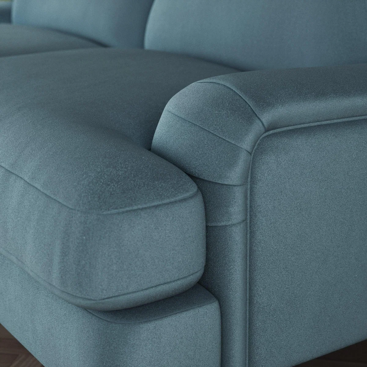 Darwin 3 Seater Sofa Cosy Velvet Pacific – image 6