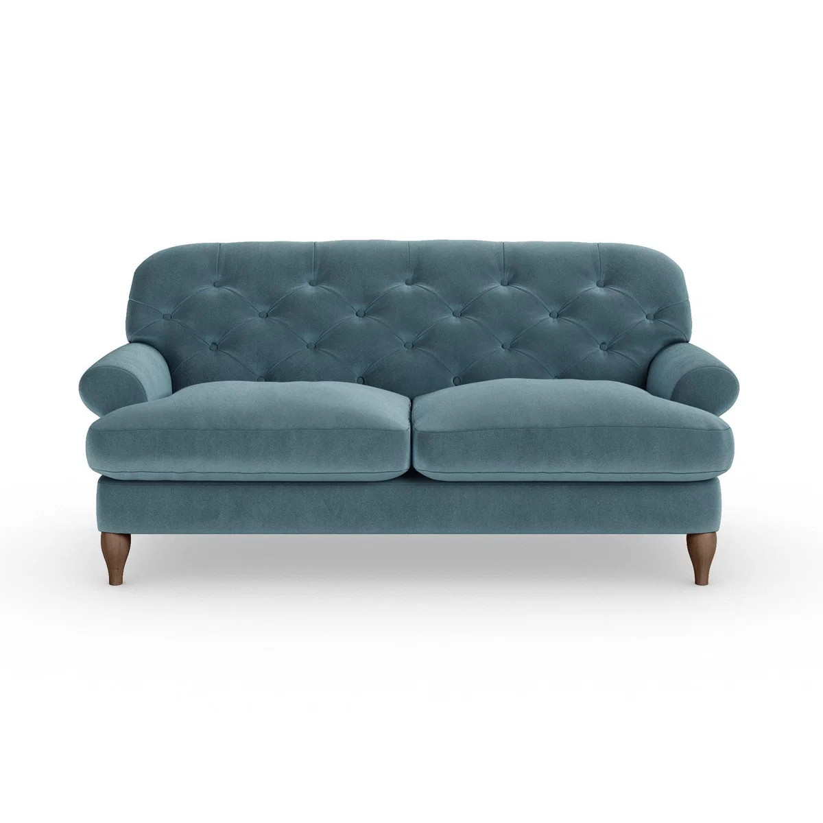 Canterbury 3 Seater Sofa Cosy Velvet Pacific – image 6