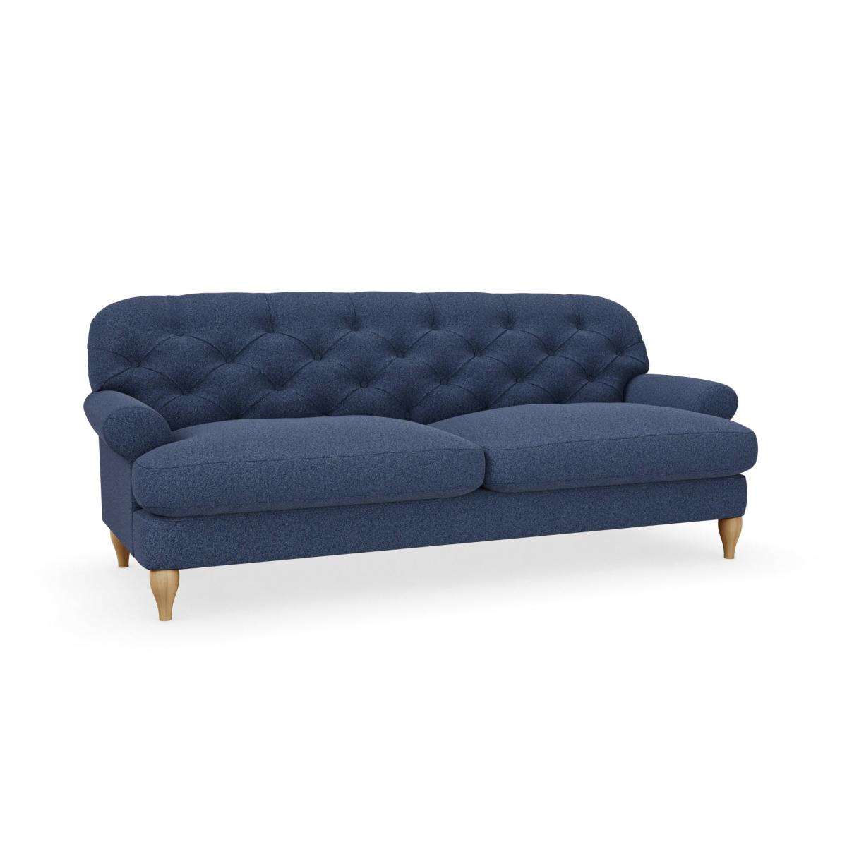 Canterbury Woolly Marl 3 Seater Sofa Woolly Marl Navy – image 2