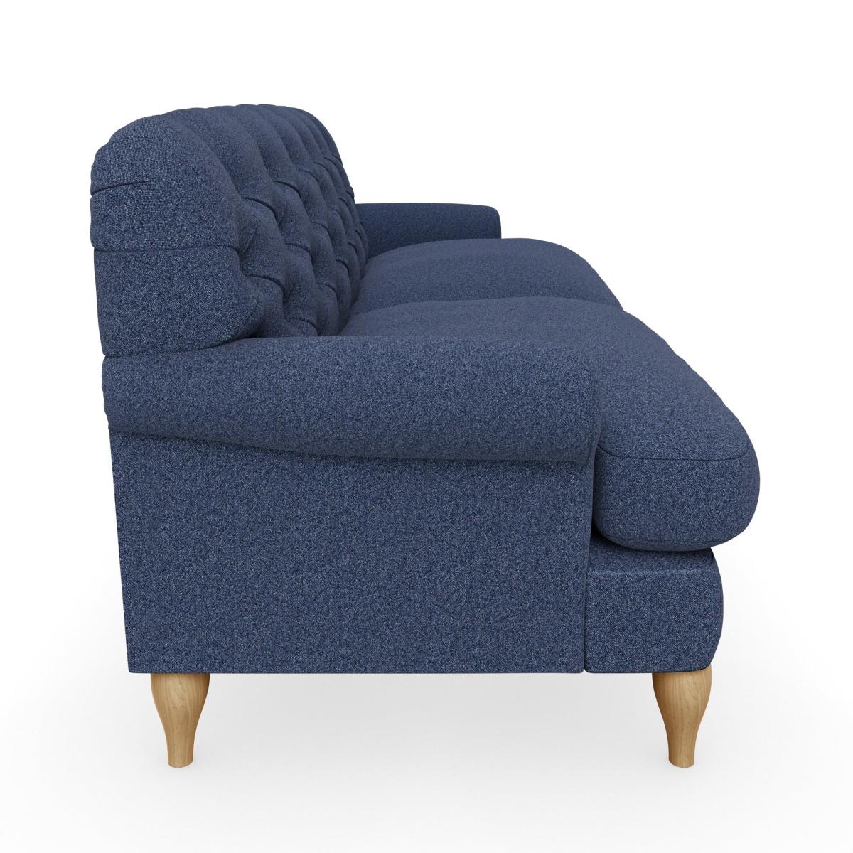 Canterbury Woolly Marl 3 Seater Sofa Woolly Marl Navy – image 5