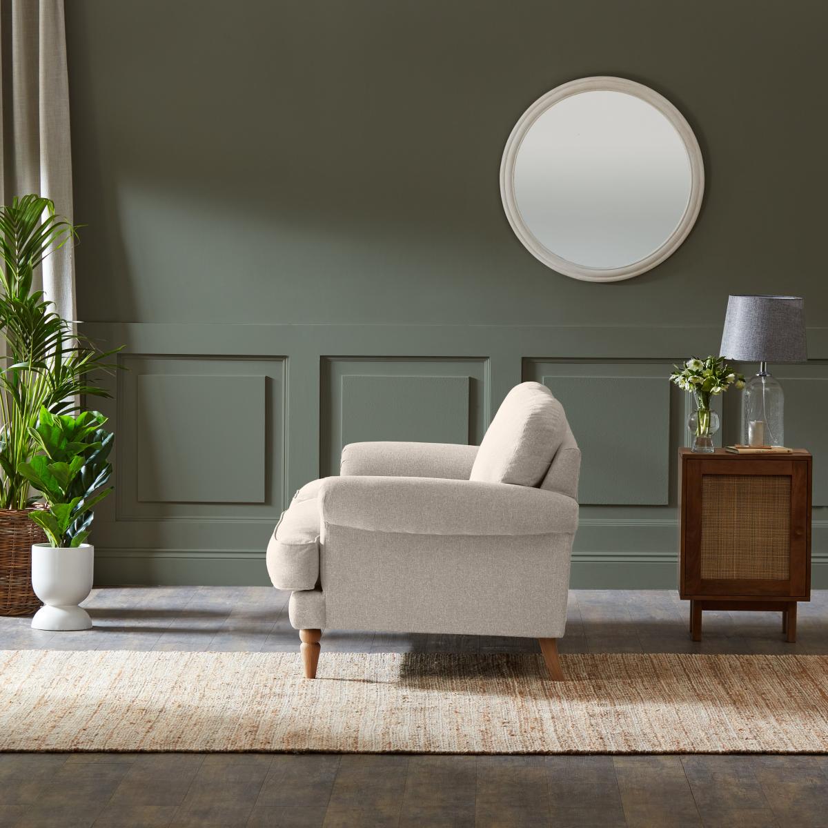 Jolene Soft Texture 3 Seater Sofa Soft Texture Natural – image 4