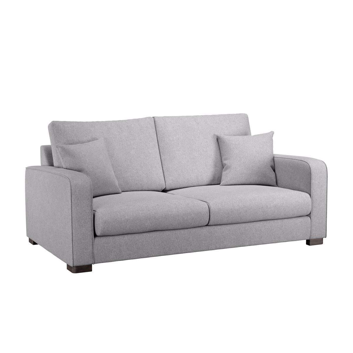 Carson Soft Texture 3 Seater Sofa Grey – image 2
