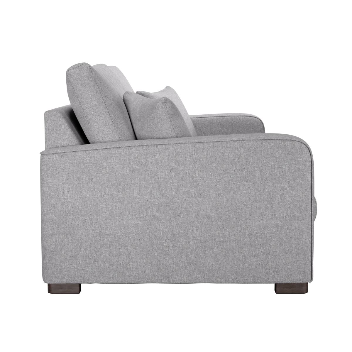 Carson Soft Texture 3 Seater Sofa Grey – image 5