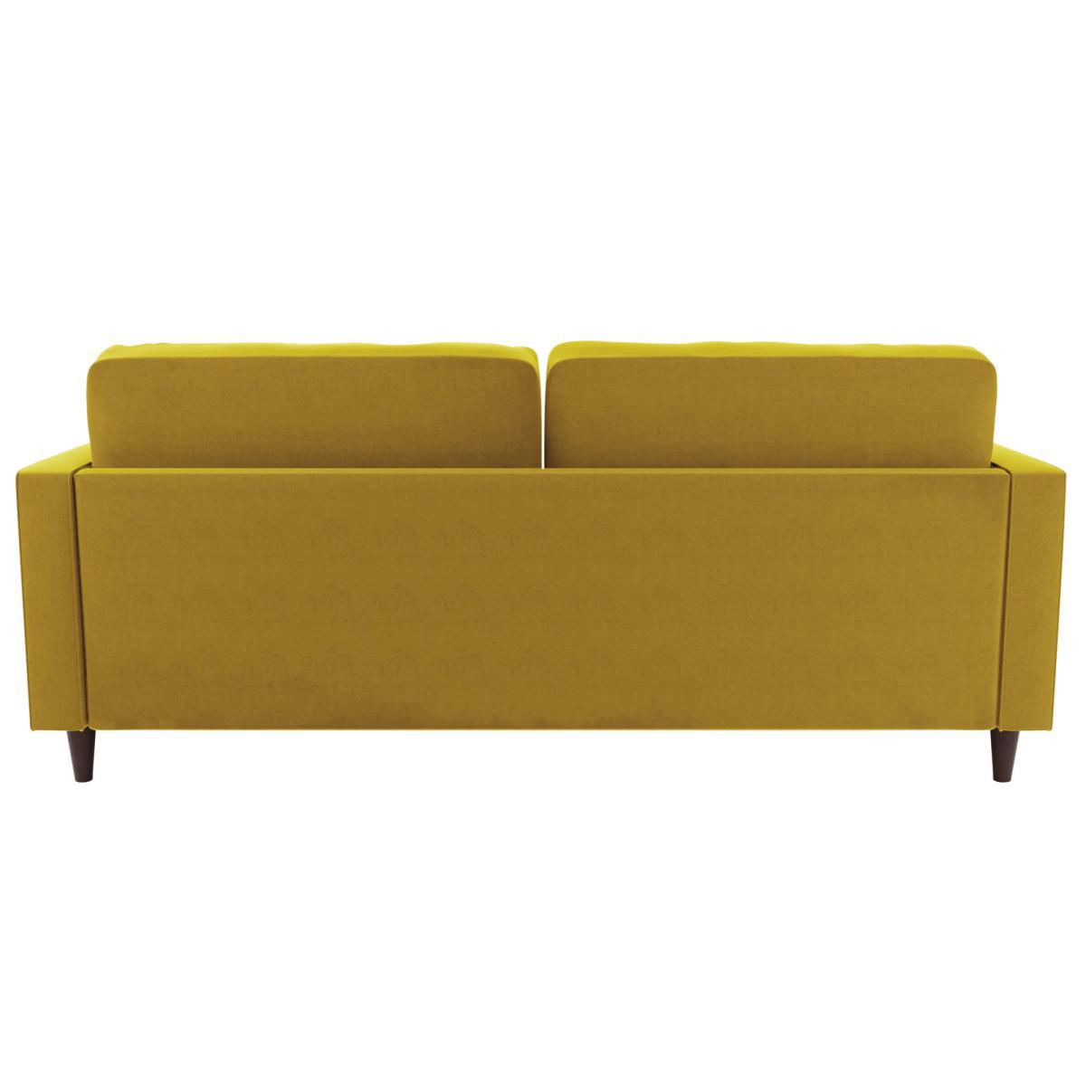 Zoe Velvet 3 Seater Sofa Honey (Yellow) – image 5