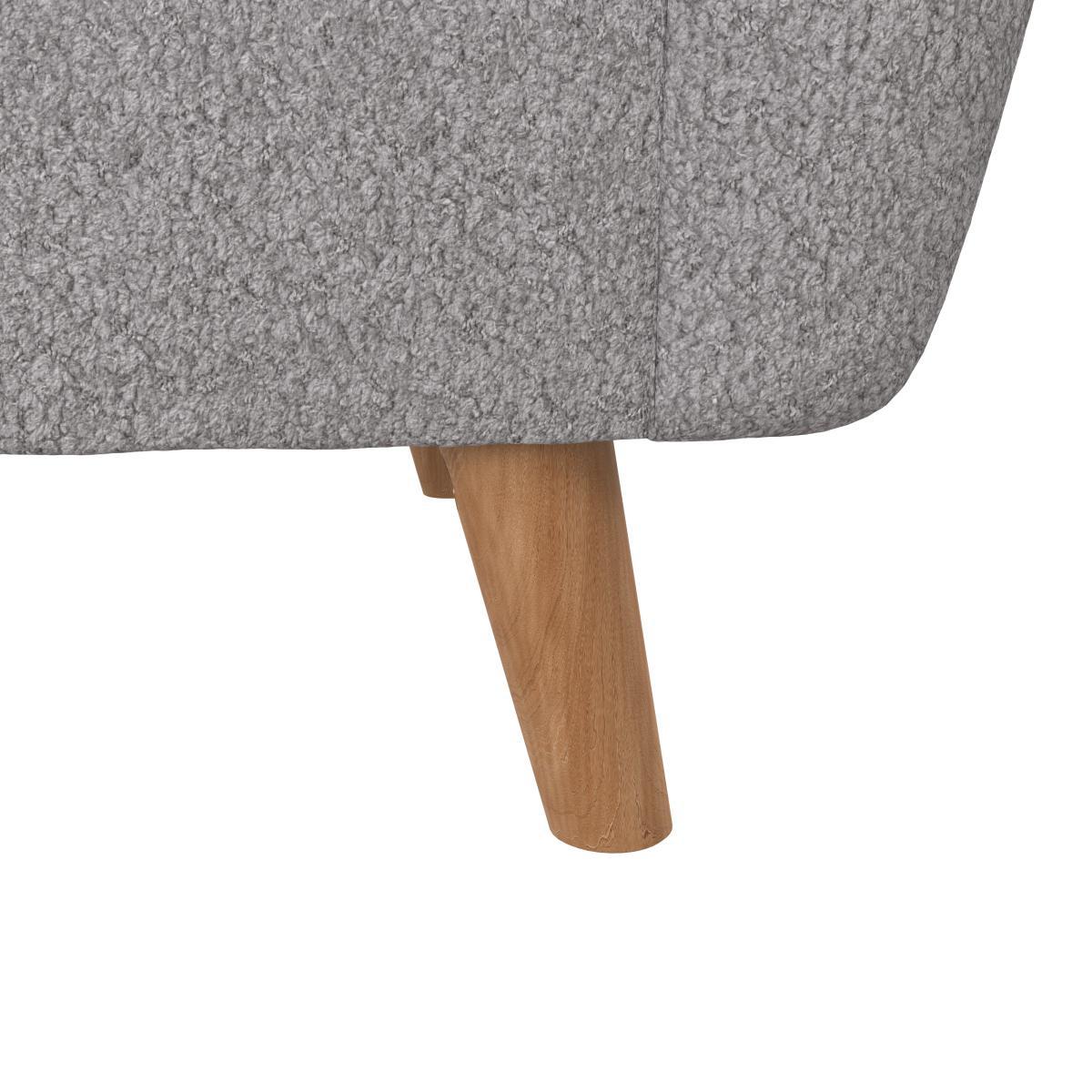 Milo Chunky Boucle 3 Seater Sofa Dove (Grey) – image 7