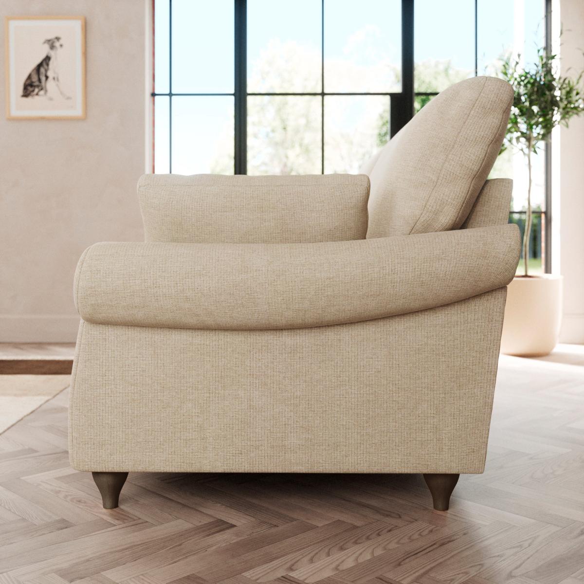 Salisbury 3 Seater Sofa Tonal Weave Natural – image 3