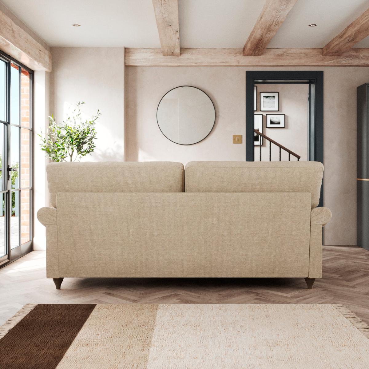 Salisbury 3 Seater Sofa Tonal Weave Natural – image 4