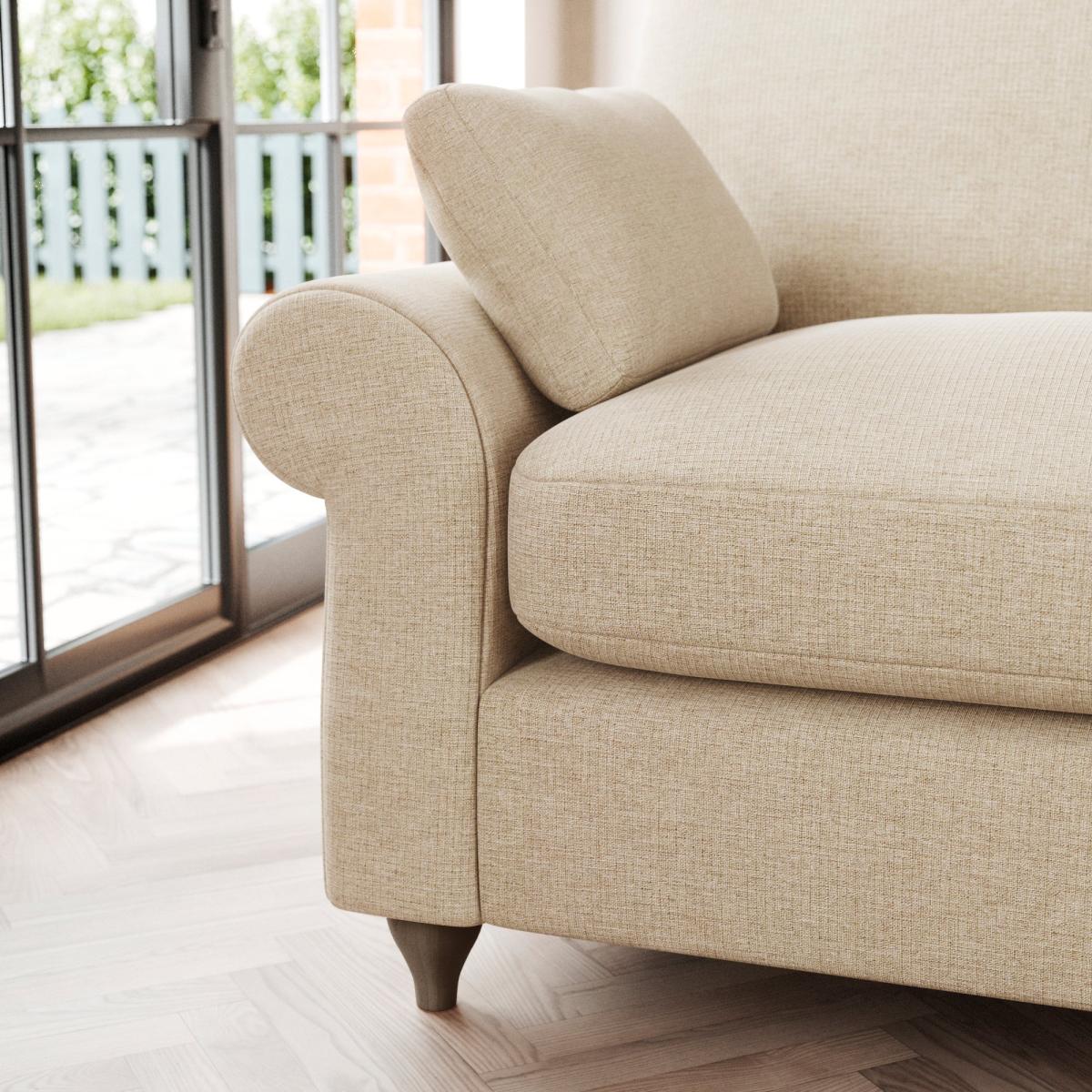 Salisbury 3 Seater Sofa Tonal Weave Natural – image 5