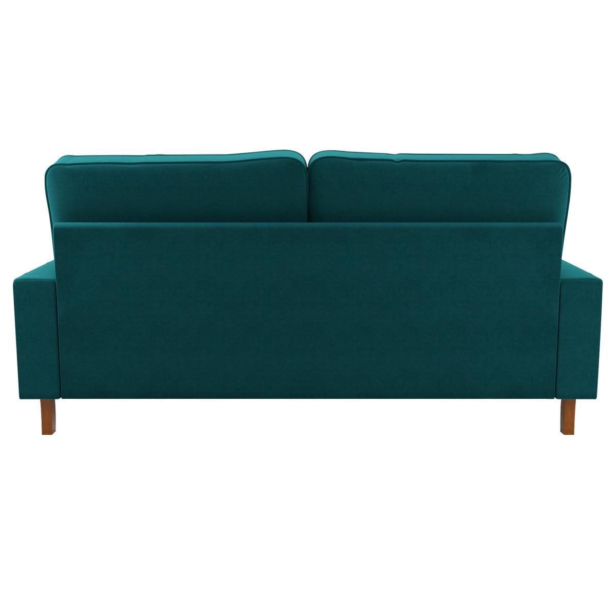Beatrice Velvet 3 Seater Sofa Peacock – image 5