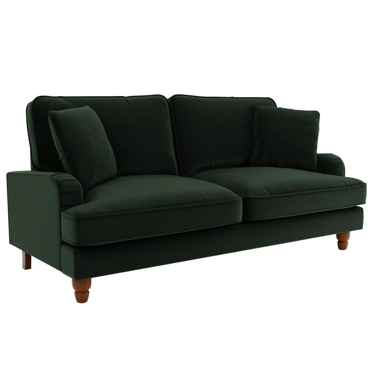Beatrice Velvet 3 Seater Sofa Peacock – image 9