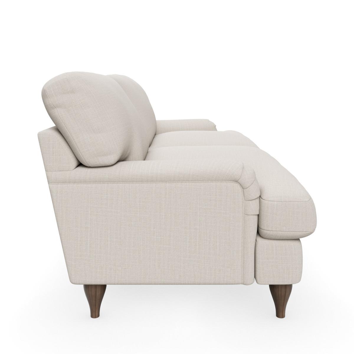 Darwin Slub Cotton Blend 3 Seater Sofa Slub Cotton Sandstone – image 5