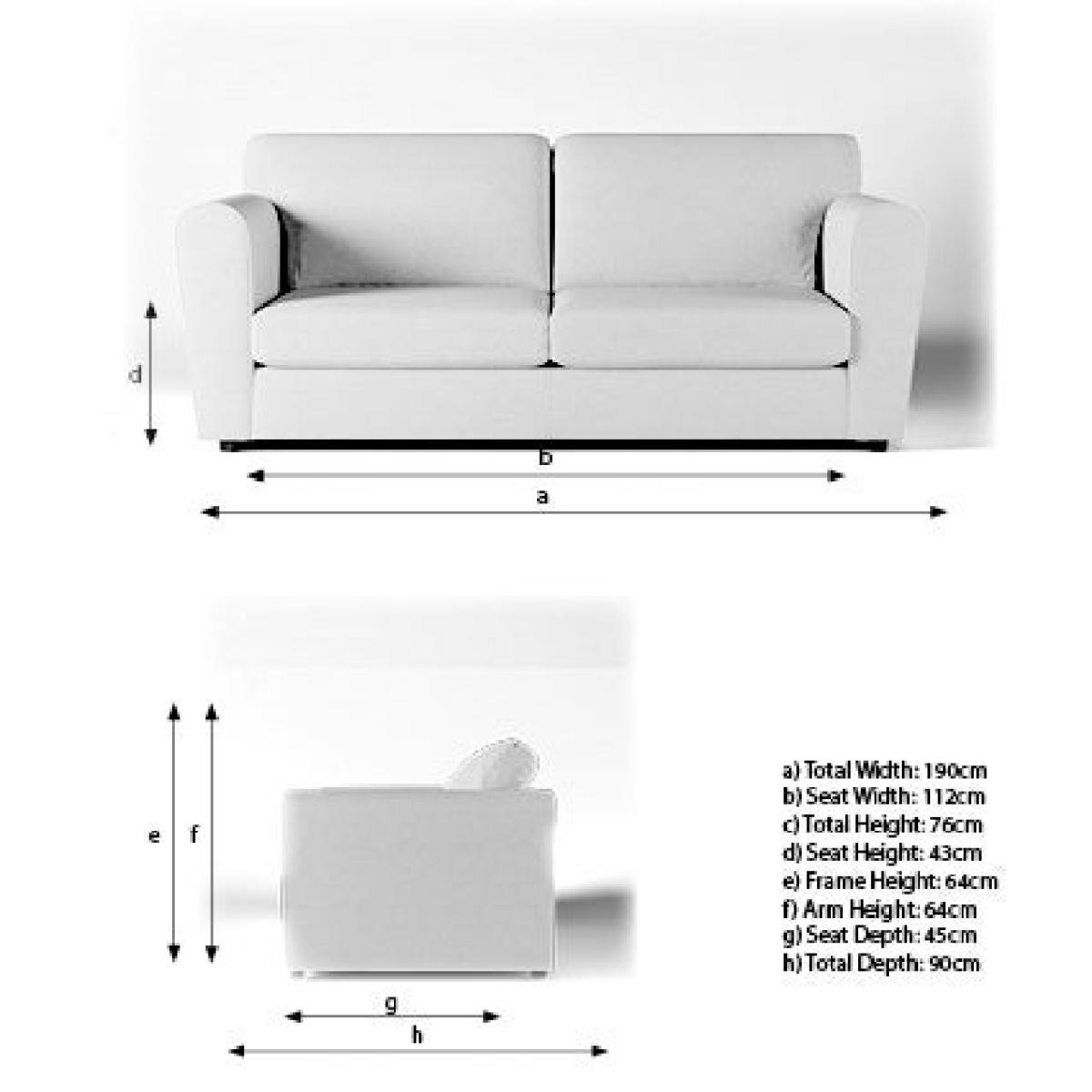 Blake Curved Arm Jumbo Cord Standard Back 3 Seater Sofa Jumbo Cord Grey – image 7