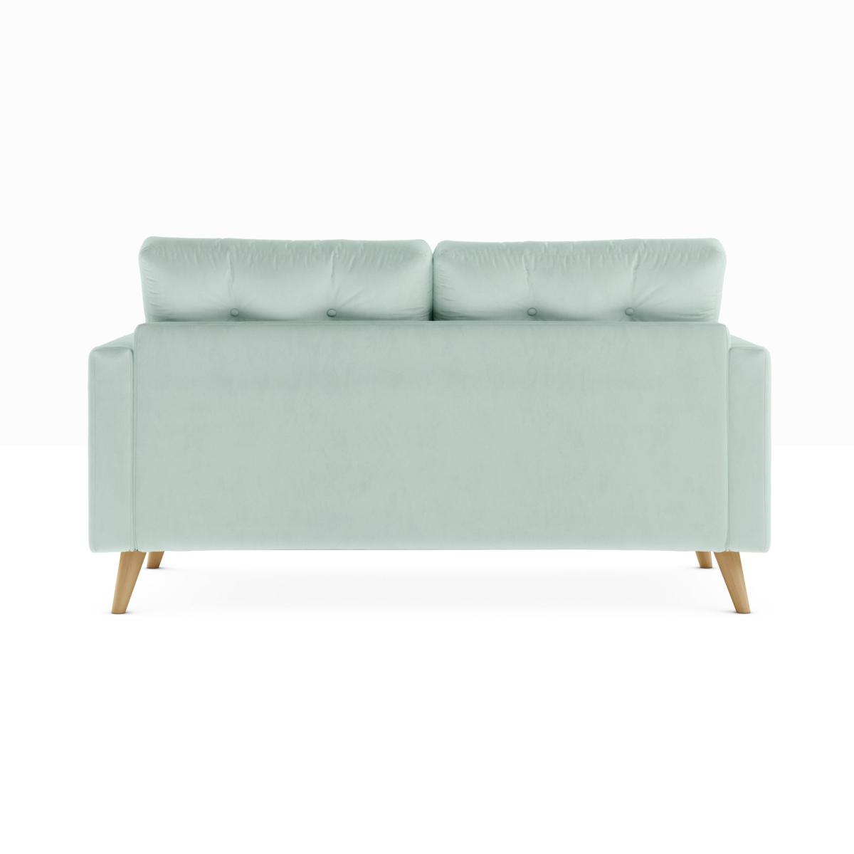 Lewes Luxury Velvet 3 Seater Sofa Luxury Velvet Lilypad – image 5
