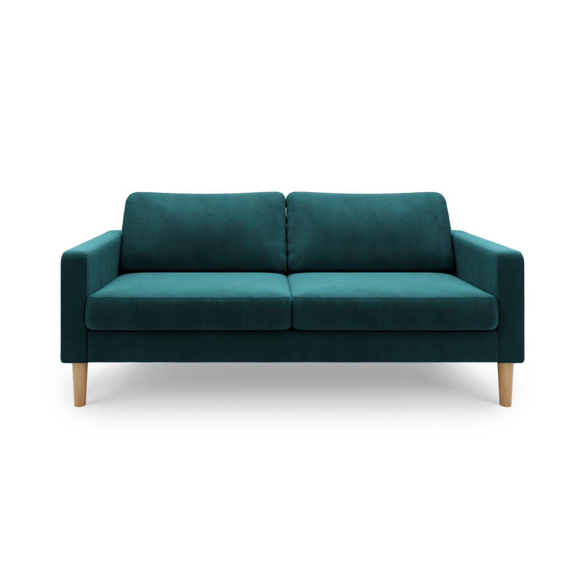 Jacob Velvet 3 Seater Sofa Peacock – image 2