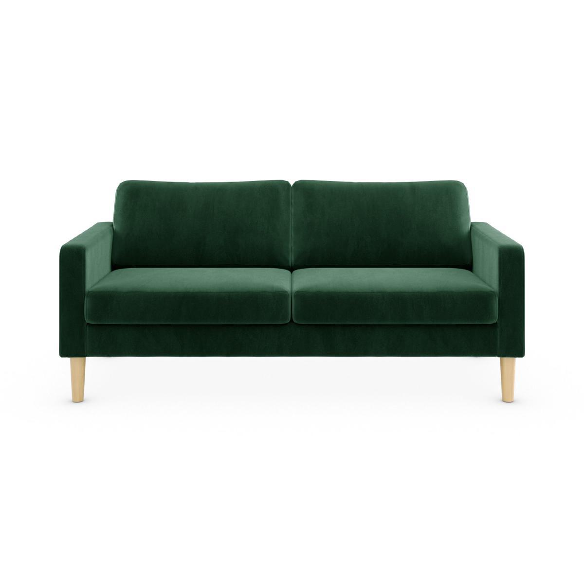 Jacob Velvet 3 Seater Sofa Bottle (Green) – image 3