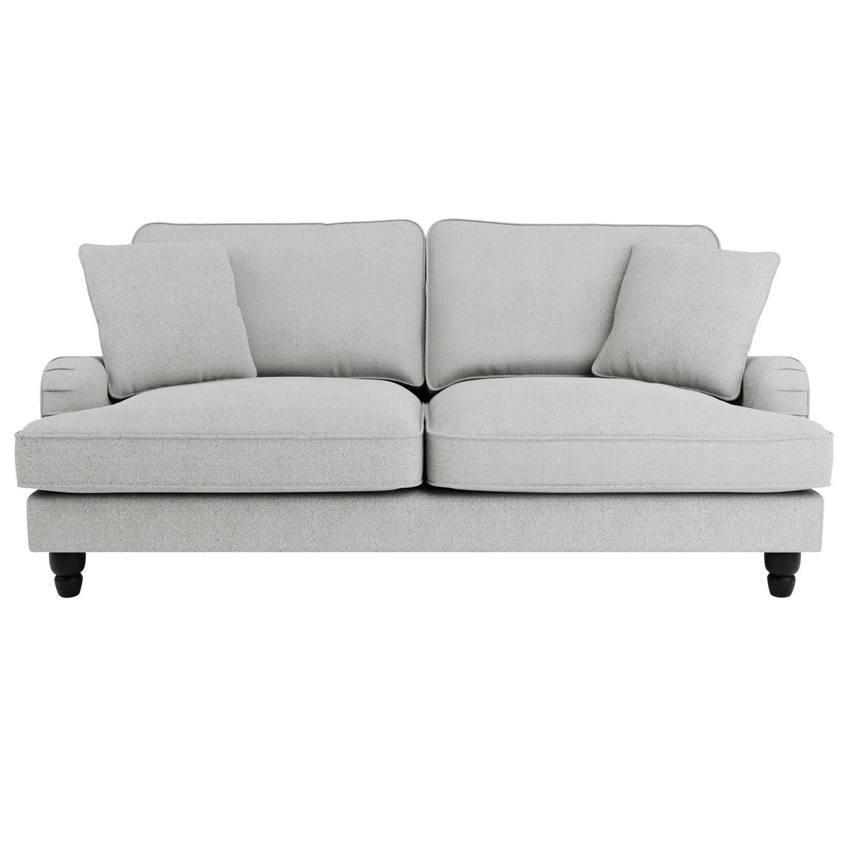 Beatrice Boucle 3 Seater Sofa Light Grey – image 2