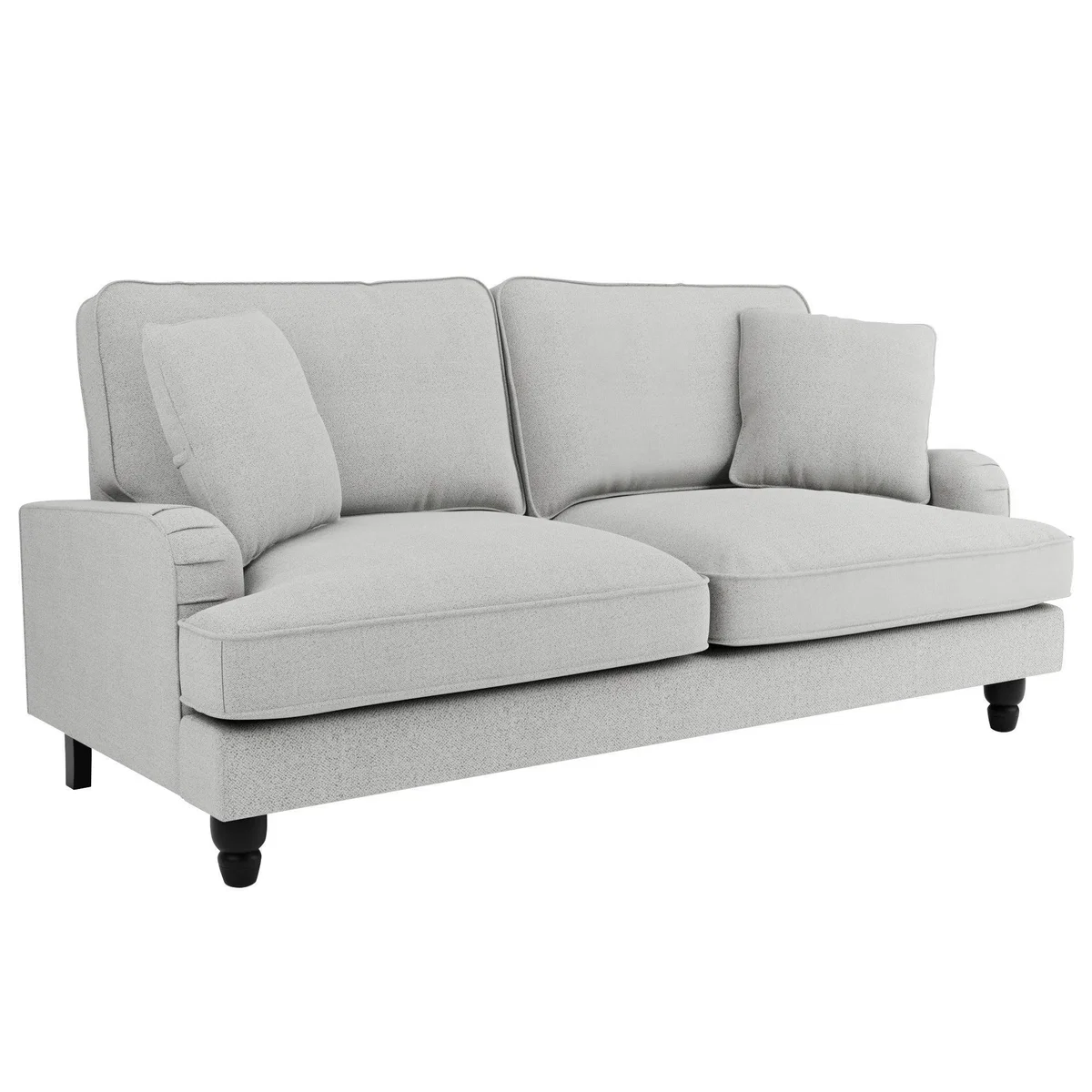 Beatrice Boucle 3 Seater Sofa Light Grey – image 3