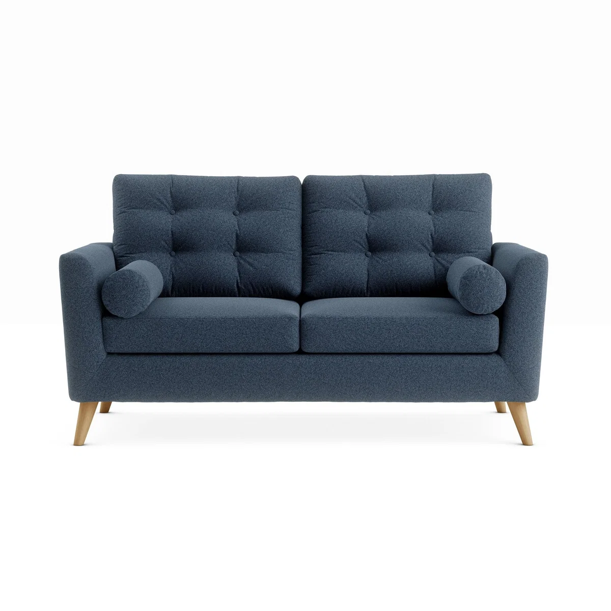 Lewes Woolly Marl 3 Seater Sofa Woolly Marl Navy – image 3